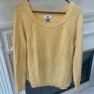 Yellow old navy sweater
